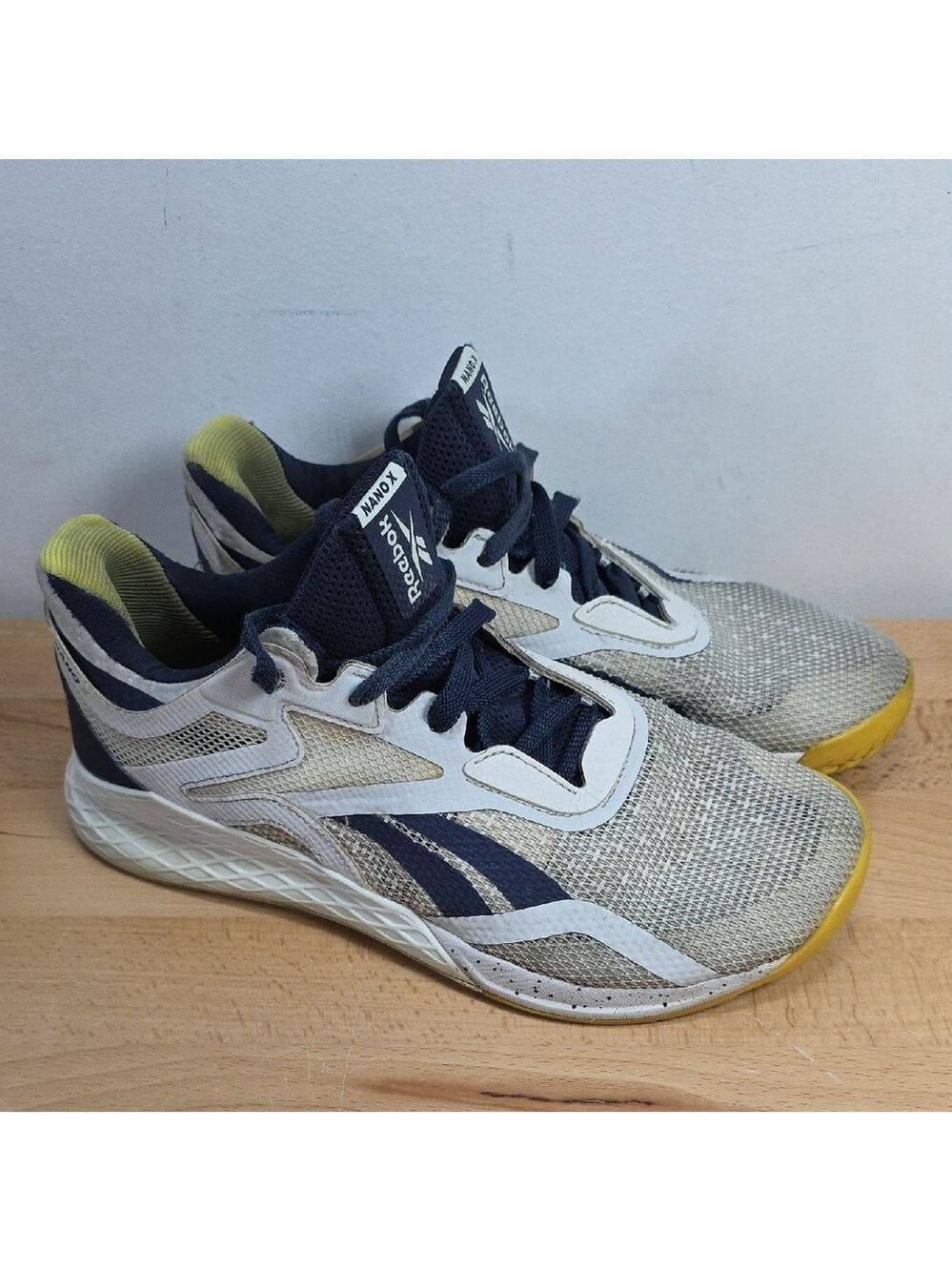 Reebok Navy and Gray Athletic Shoes